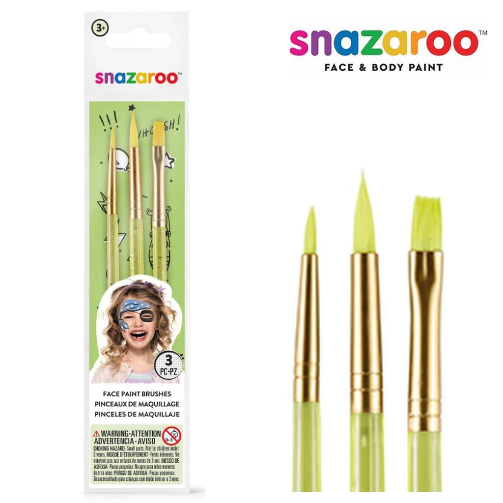 Snazaroo, Brush Set, 3 pc.