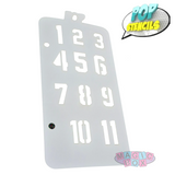 Pop Stencil Midi, Football Top & Numbers