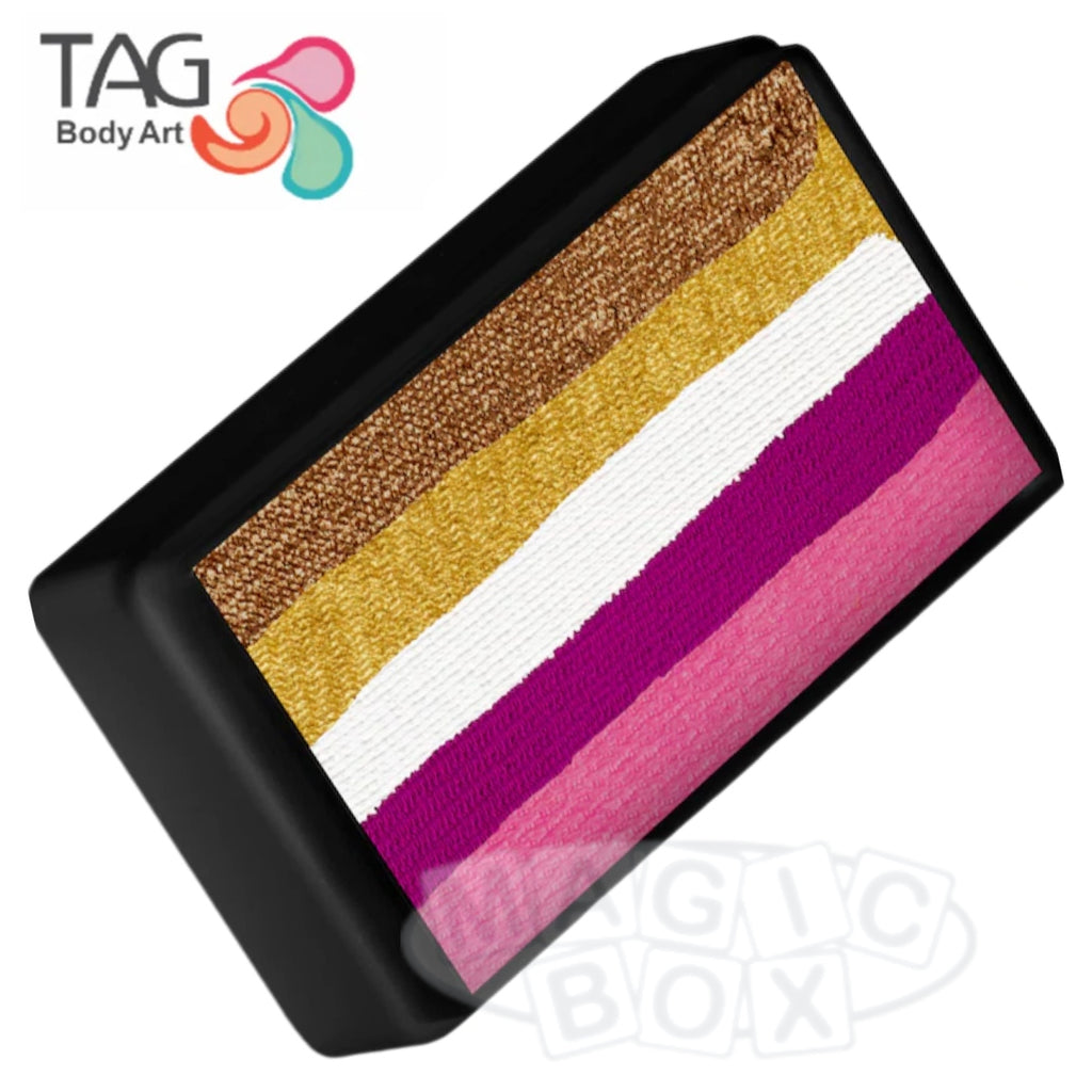 Tag, 1 Stroke Split Cake, Golden Rose