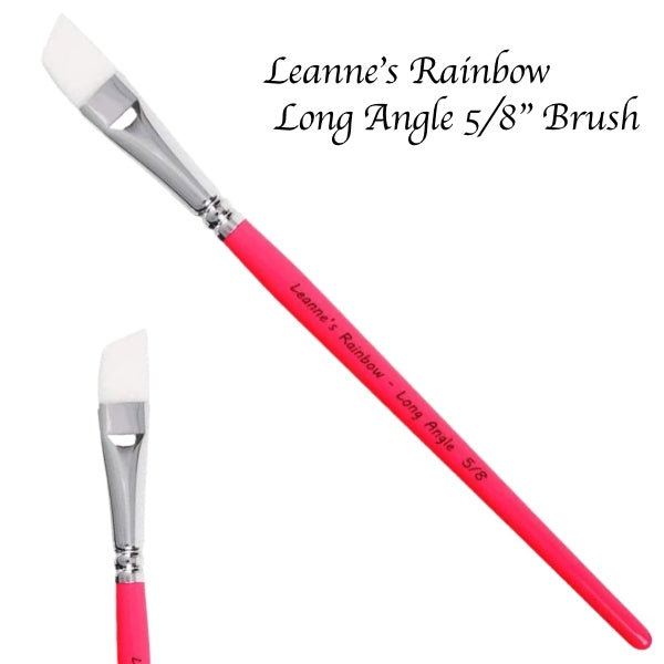 Leanne's Rainbow, Long Angle 5/8" Brush