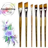 Facepainting Hub, All 6 Angle Brushes