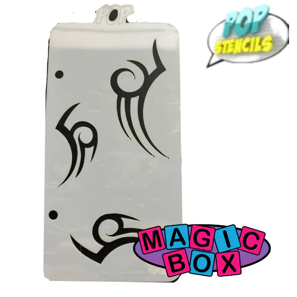 Pop Stencil Mini, Tribal Three Symbols