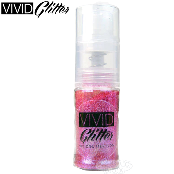 Vivid, Glitter Spray Pumps, Hot Pink