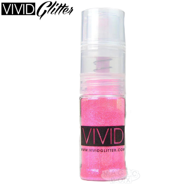 Vivid, Glitter Spray Pumps, Pink Kiss