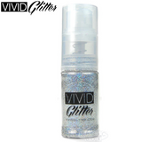 Vivid, Glitter Spray Pumps, Silver Holographic