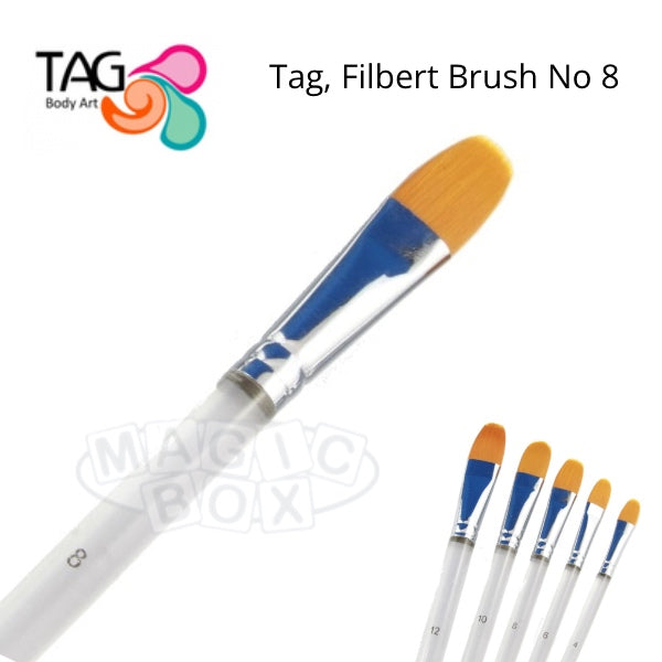Tag, Filbert Brush No 8