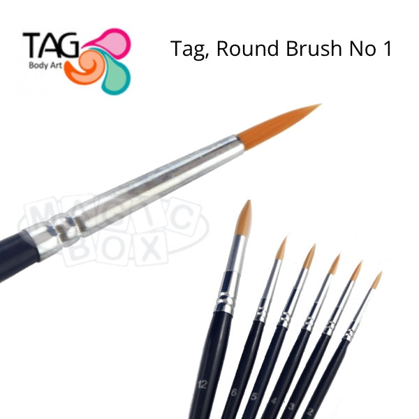 Tag, Round Brush No 1