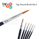 Tag, Round Brush No 4