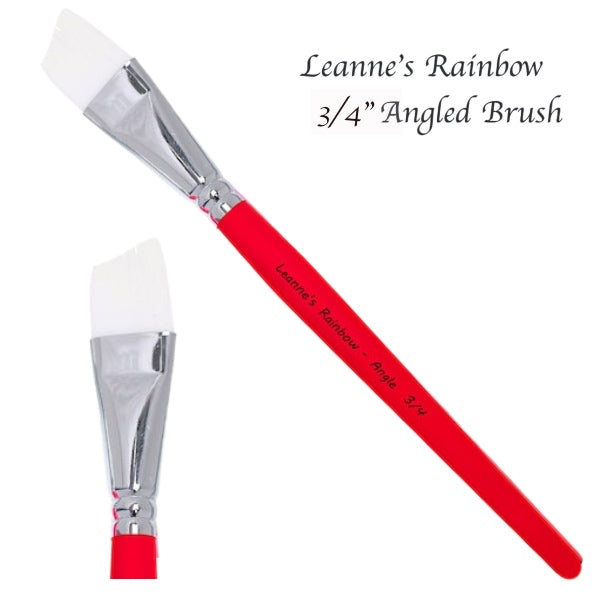 Leanne's Rainbow, Angle 3/4" Brush