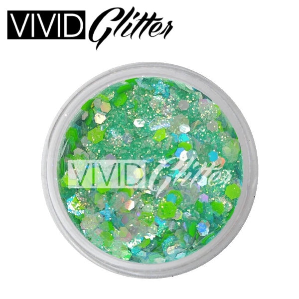 Vivid, Chunky Mix, 10g Sea of Glass