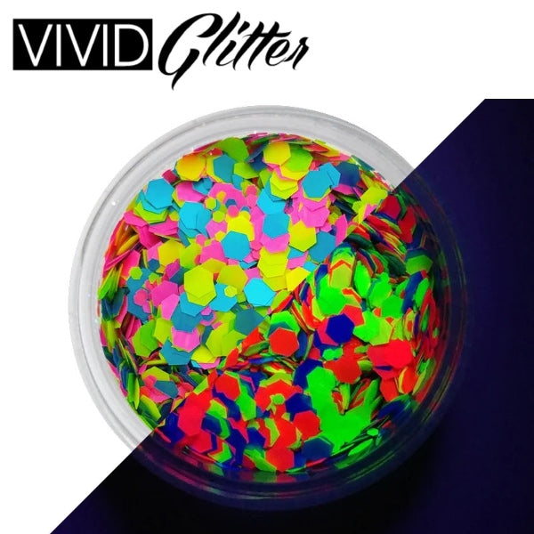 Vivid, Chunky Mix, 10g U.V. Candy Cosmos
