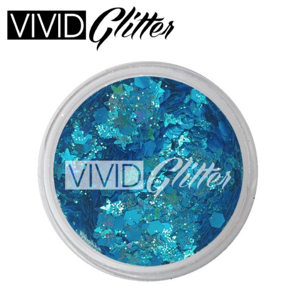 Vivid, Chunky Mix, 10g Sapphire Splendor