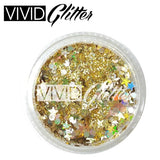 Vivid, Chunky Mix, 10g Gold Dust