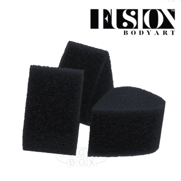 Fusion Petal Sponge, Black x 3