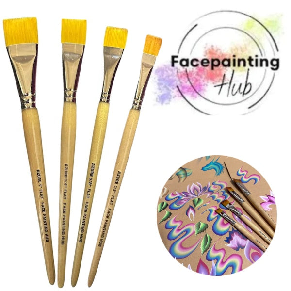 Facepainting Hub, Azure, Flat, 4 Set