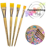 Facepainting Hub, Azure, Flat, 4 Set