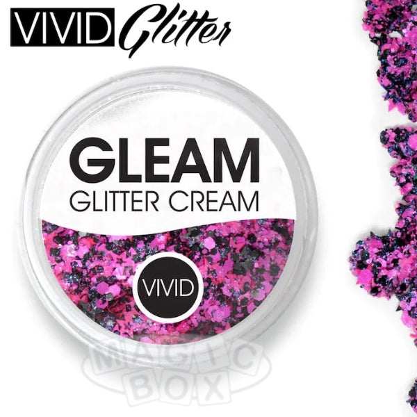 Vivid, Gleam Glitter Cream 30g, Thistle