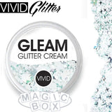 Vivid, Gleam Glitter Cream 10g, Avalanche