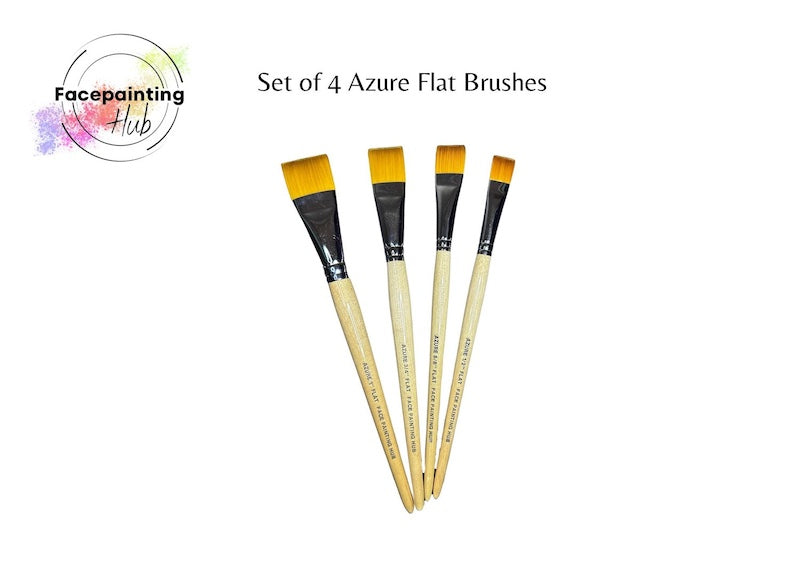 Facepainting Hub, Azure, Flat, 4 Set