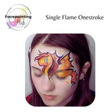 Facepainting Hub, Flame Onestroke