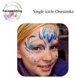 Facepainting Hub, Icicle Onestroke