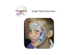 Facepainting Hub, Skull Onestroke