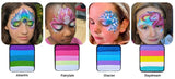 Facepainting Hub, Splitcake, Set of 4
