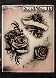 Tattoo Pro, Roses & Scrolls