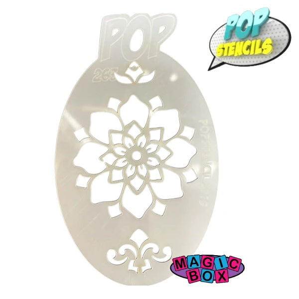 Pop Stencil Mini, Henna Mandala Flower