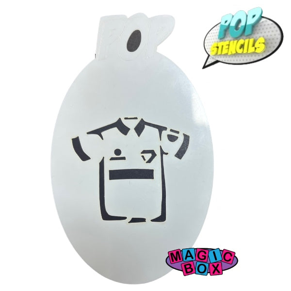 Pop Stencil Mini, Football Shirt