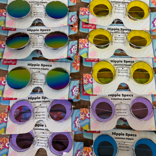 Hippy Specs 10 Assorted pairs for £10.00