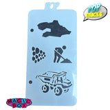 Pop Stencil Midi, Dump Truck Man