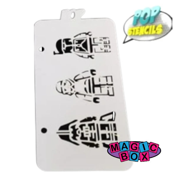 Pop Stencil Midi, Galaxy Lego