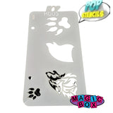 Pop Stencil Midi, Tribal Wolf