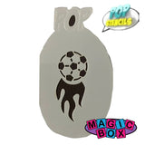 Pop Stencil Mini, Football Fire