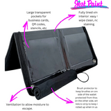 Brush Wallet, Ultimate, Black/Black