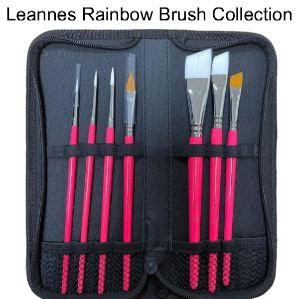 Leannes Rainbow Brush Kit, 7 Pc