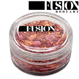 Fusion, Glitter Cream 10ml, Pink Crush