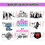 Ooh Stencils, Kpop Demon Hunters