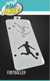 Pop Stencil Midi, Footballer
