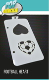 Pop Stencil Midi, Football Heart