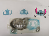 Pop Stencil Midi, Blue Dog Face (Stitch)