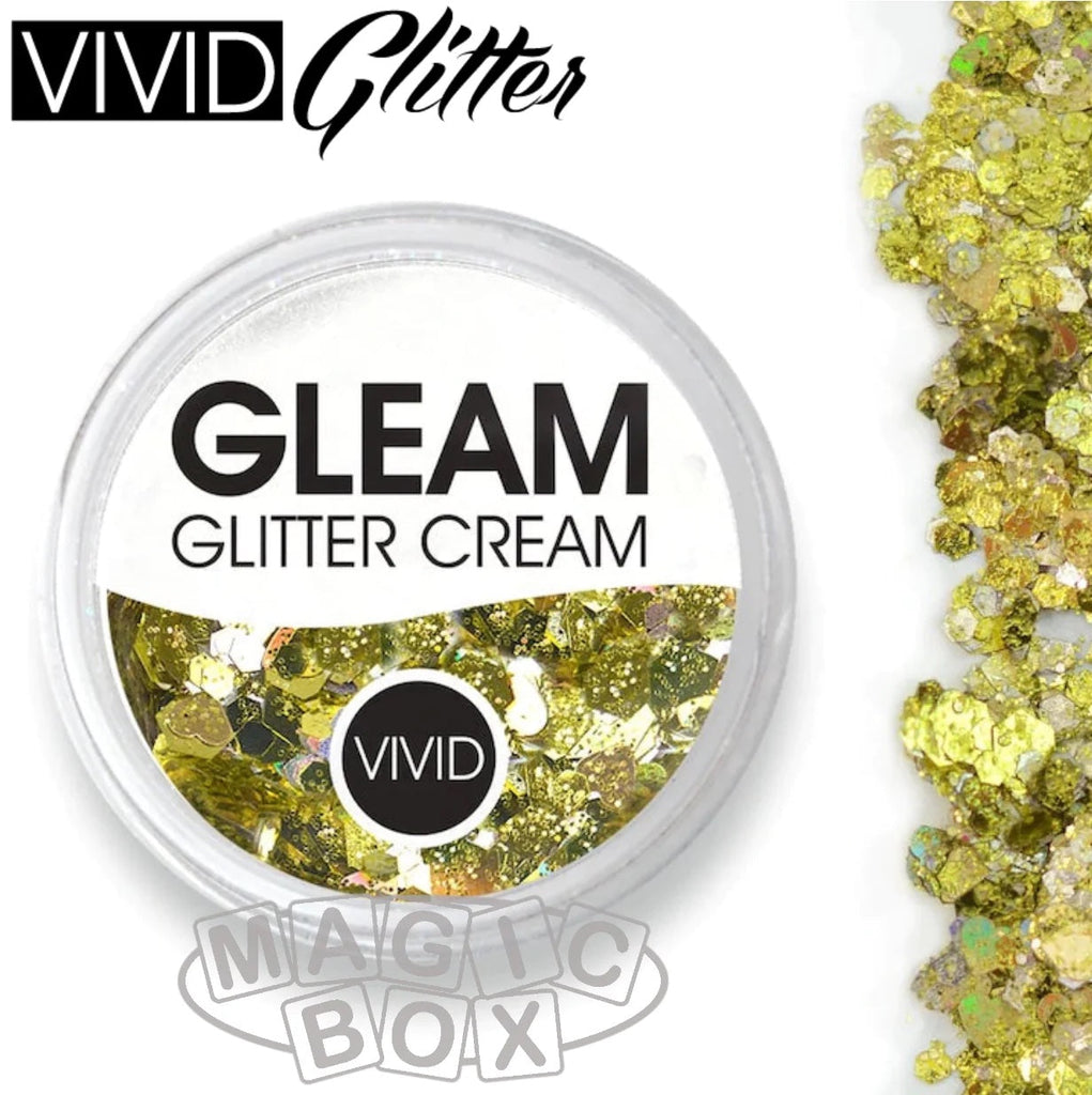 Vivid, Gleam Glitter Cream 30g, Treasure