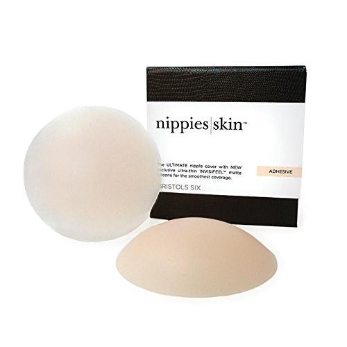 Nippies Skin ULTIMATE ADHESIVE NippleCovers Pasties & Travel Case, Crème,  Large (Size One - Fits D+ Cups) : : Fashion