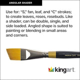 Kingart 9400 Angle Shader 6pc. Set