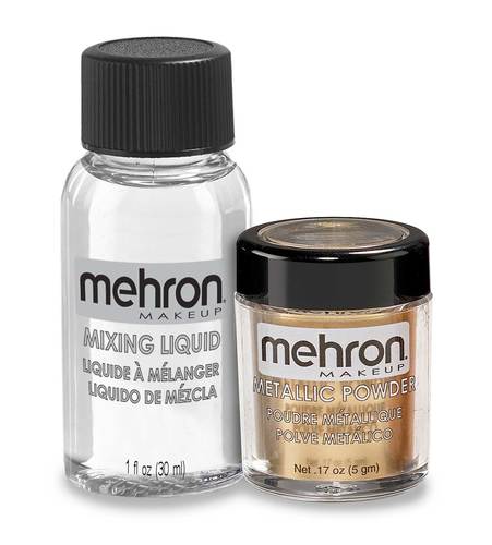 Mehron, Metallic Powder & Liquid, Gold
