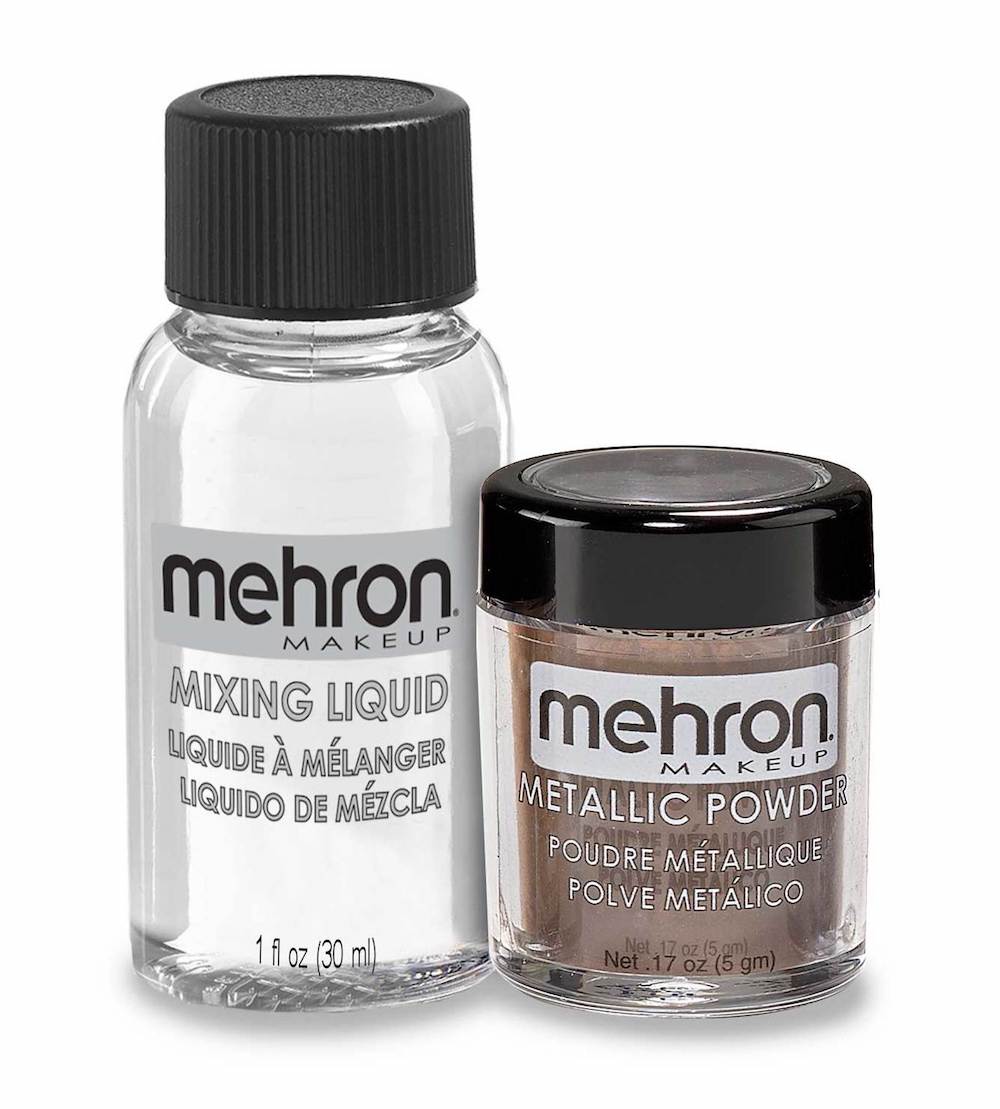Mehron, Metallic Powder & Liquid, Bronze