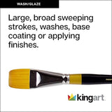 Kingart 9550 Series, Wash 1"