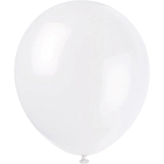 Balloons White, bag 50
