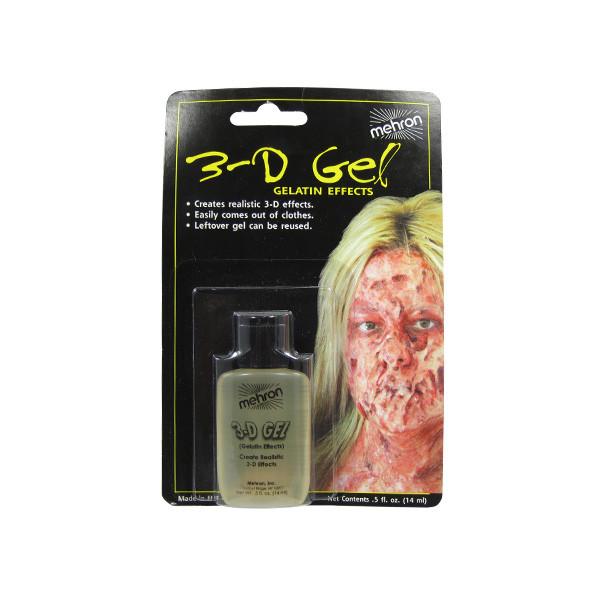 Mehron 3-D Gel, Clear 0.5oz